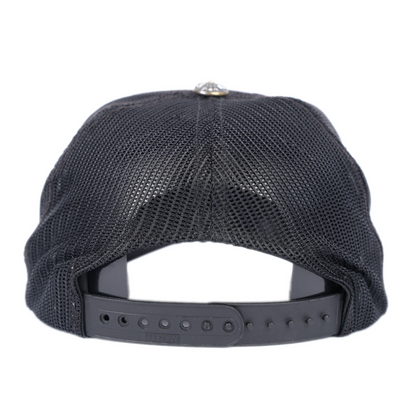 CHROME HEARTS VINTAGE CROSS CH PATCH CAMO TRUCKER HAT