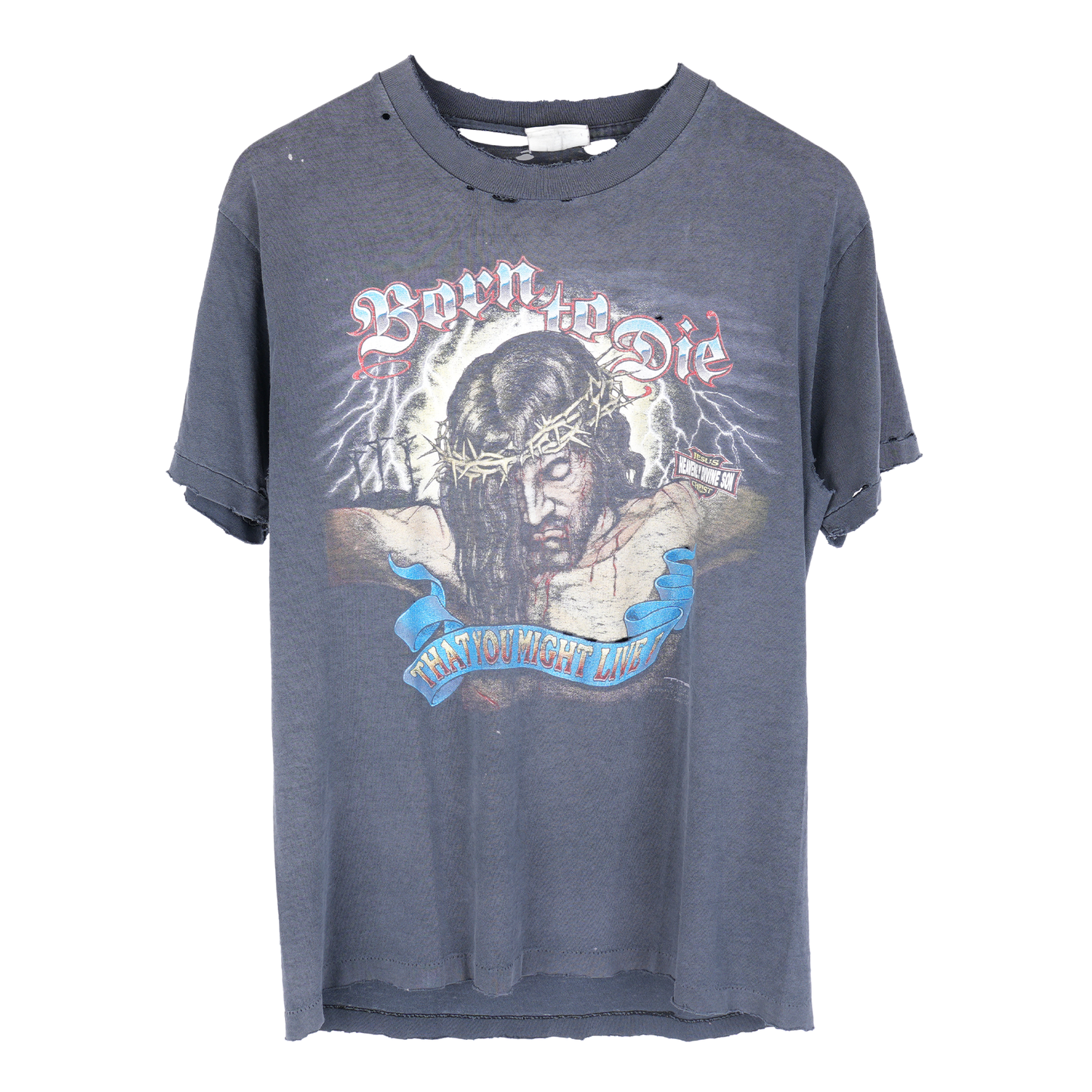 VINTAGE FADED BORN TO DIE TEE