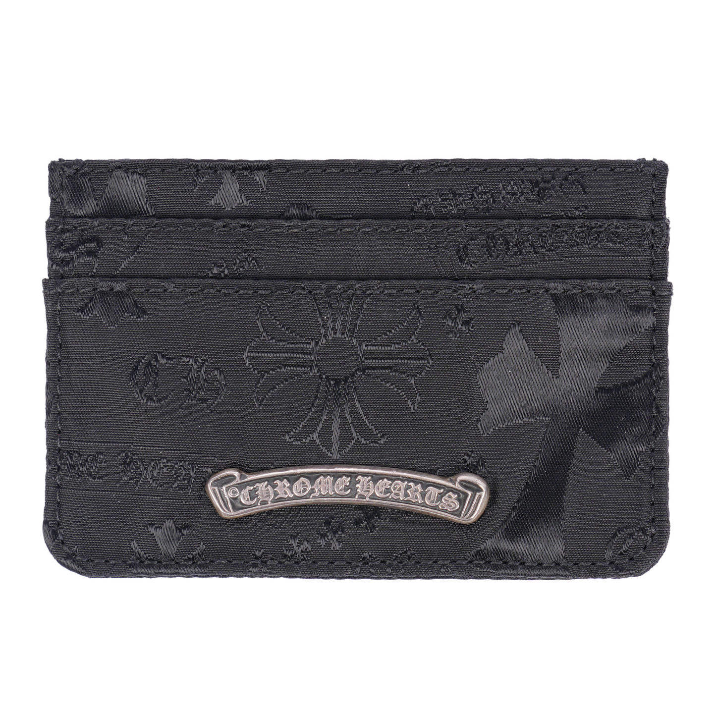 CHROME HEARTS STENCIL NYLON CARD HOLDER WALLET