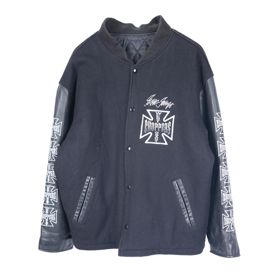 BLACK WCC WEST COAST CHOPPERS BOMBER JACKET