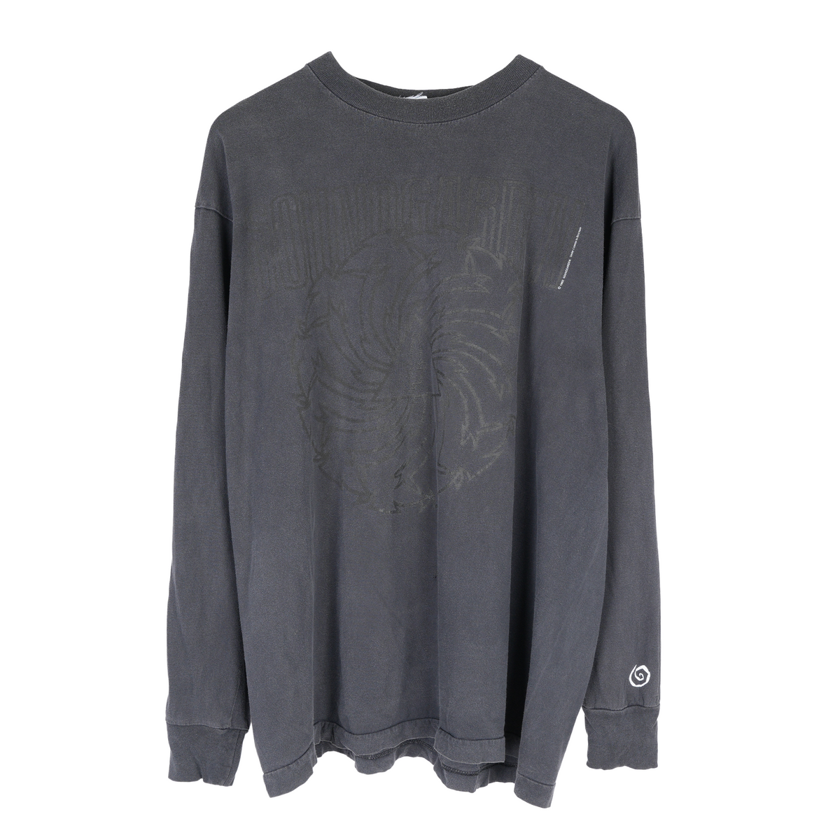 VINTAGE BLACK ON BLACK 2000S SOUNDGARDEN LONG SLEEVE