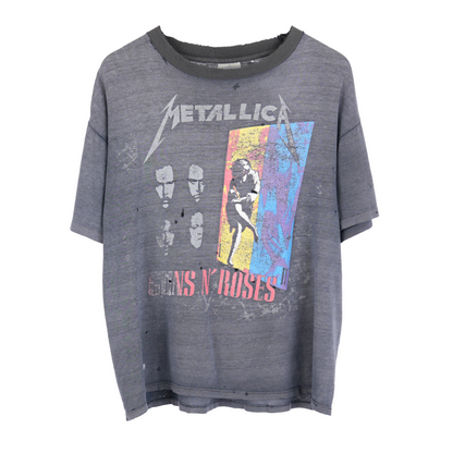 Vintage THRASHED 1992 METALLICA GUNS N ROSES TEE