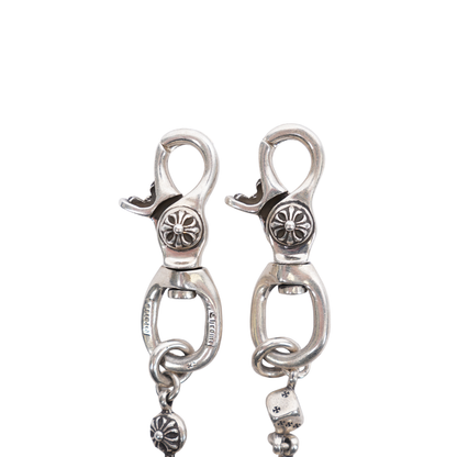 Chrome Hearts 14-Link Dice Short Wallet Chain