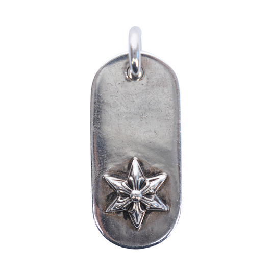 CHROME HEARTS RAISED STAR DOGTAG
