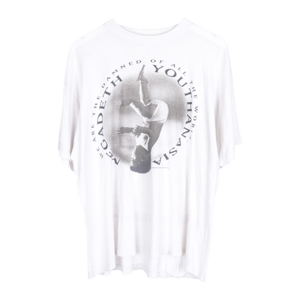 BOXY WHITE 1994 MEGADETH TEE