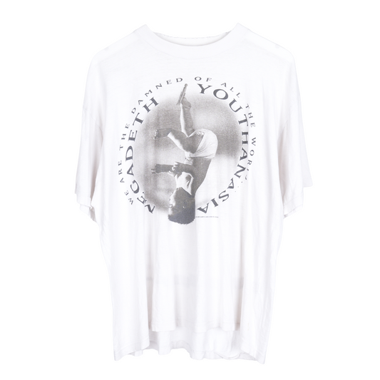 BOXY WHITE 1994 MEGADETH TEE
