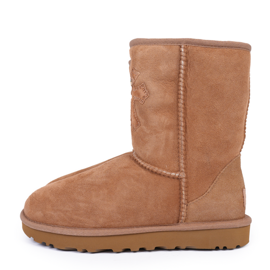 CHROME HEARTS BEIGE TRIPLE CROSS UGGS SZ 6