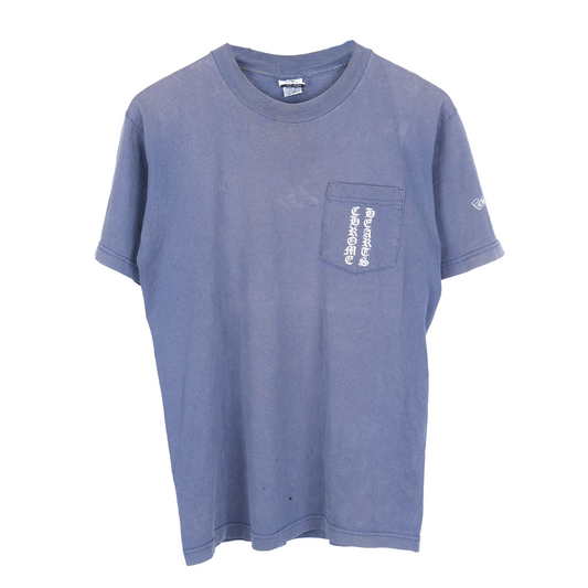 CHROME HEARTS FADED VINTAGE POCKET LOGO T-SHIRT