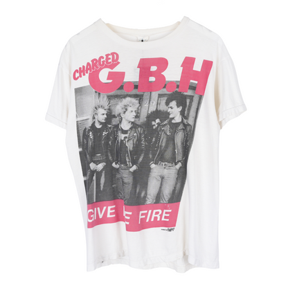 VINTAGE CHARGED G.B.H 'GIVE ME FIRE' TEE 1985