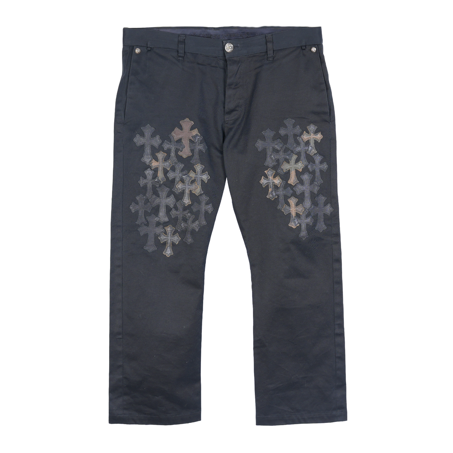 CHROME HEARTS BLACK CAMO CHINO PANTS