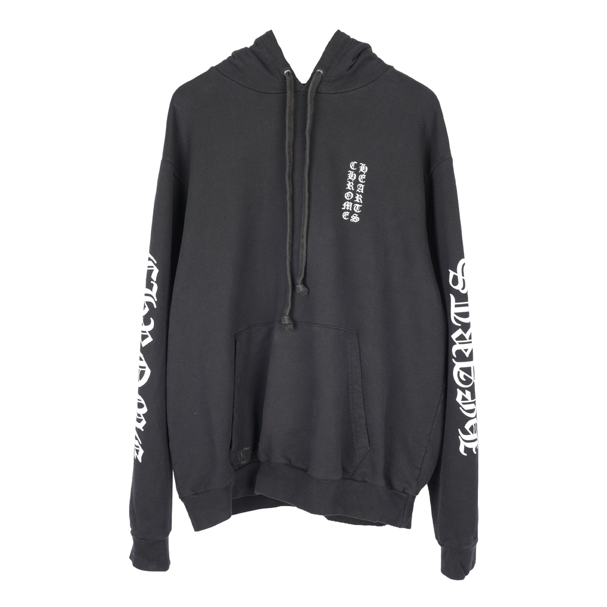CHROME HEARTS SCRIPT LOGO SLEEVE PULL OVER HOODIE