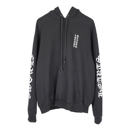 CHROME HEARTS SCRIPT LOGO SLEEVE PULL OVER HOODIE