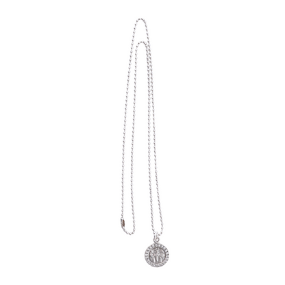 CHROME HEARTS ANGEL MEDALLION NECKLACE WITH PAVÉ DIAMONDS