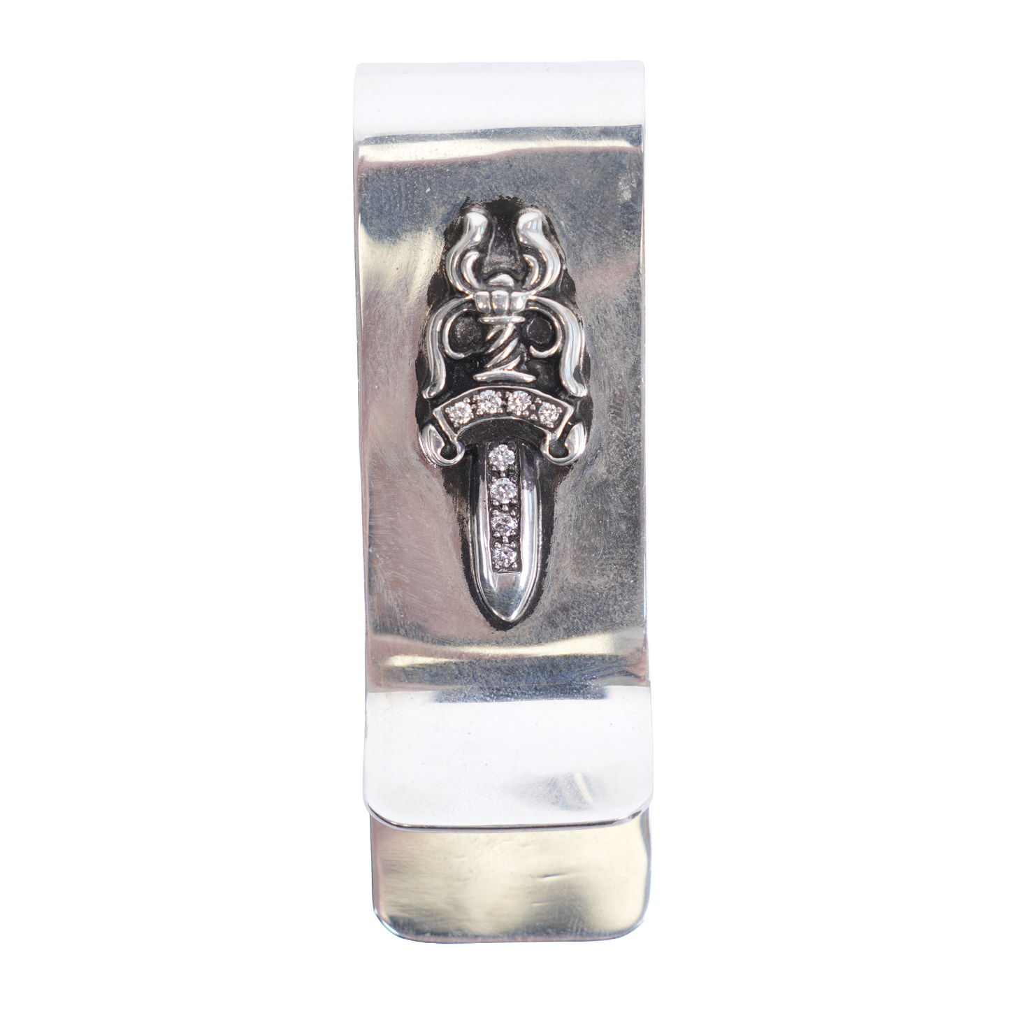 CHROME HEARTS DIAMOND MONEY CLIP