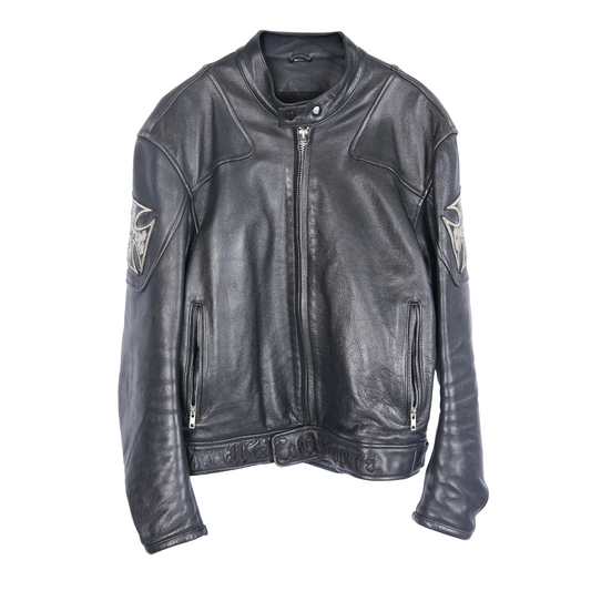 VINTAGE WEST COAST CHOPPERS BIKER LEATHER JACKET