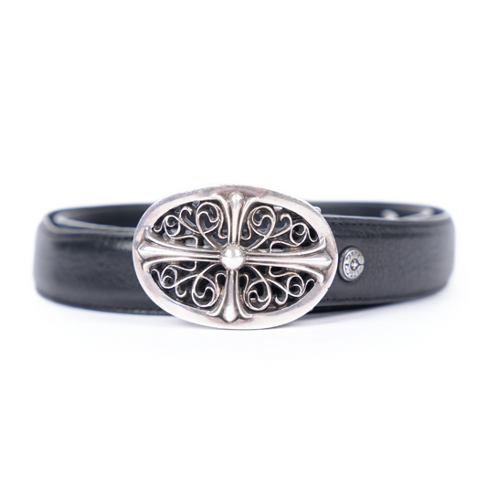 CHROME HEARTS ONE INCH OVAL BELT 1 INCH