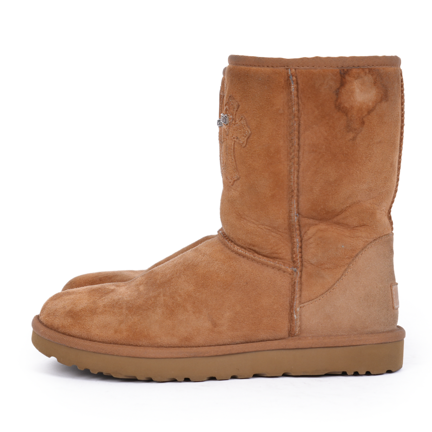 CHROME HEARTS BEIGE TRIPLE CROSS UGGS SZ 9