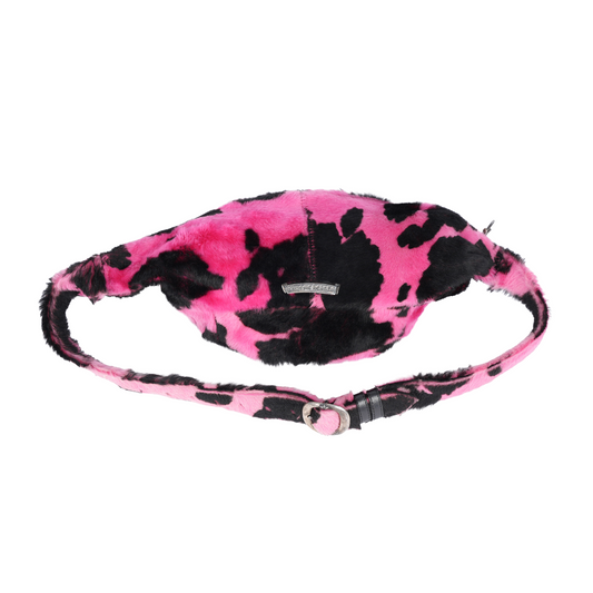 CHROME HEARTS PINK CAMO FUR SNAT BAG