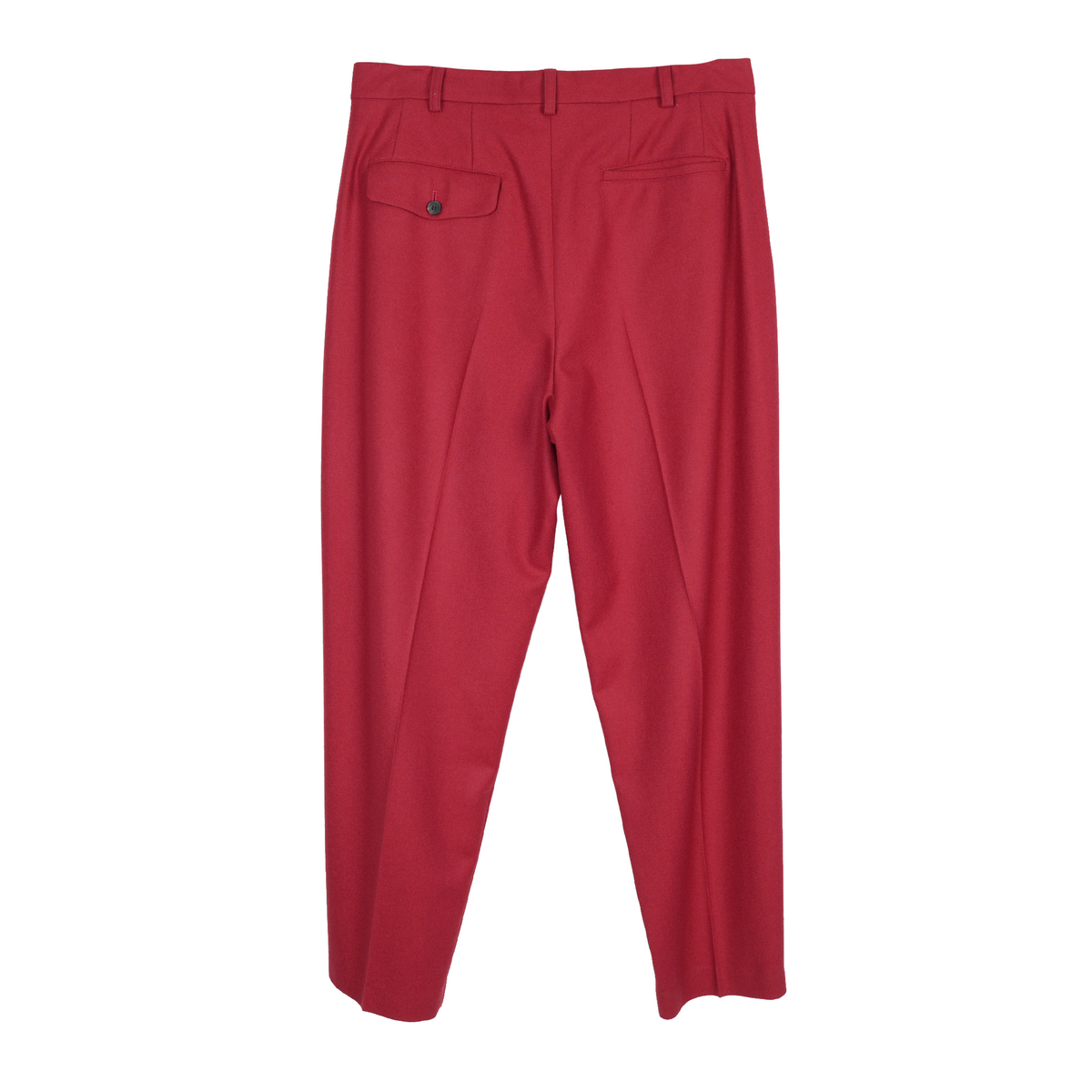 ENFANTS RICHES DÉPRIMÉS ERD RED PLEATED WOOL PANTS