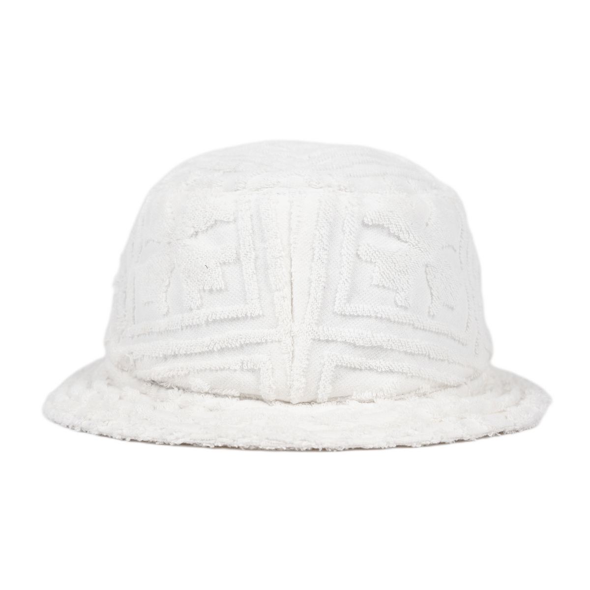 CHROME HEARTS CROSS LEATHER PATCH TERRY CLOTH HAT