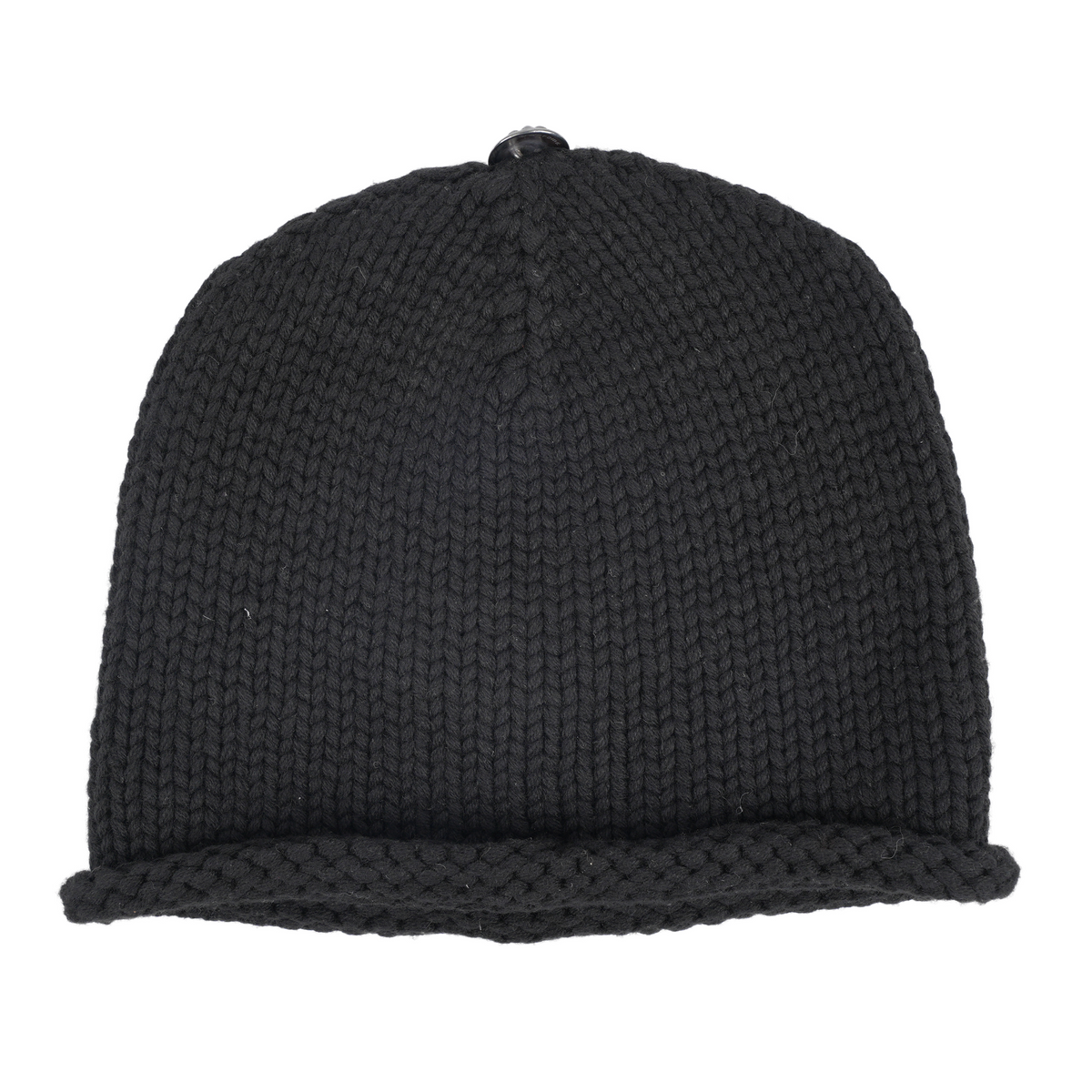 CHROME HEARTS CROSS PATCH BEANIE WITH CROSS HARDWARE