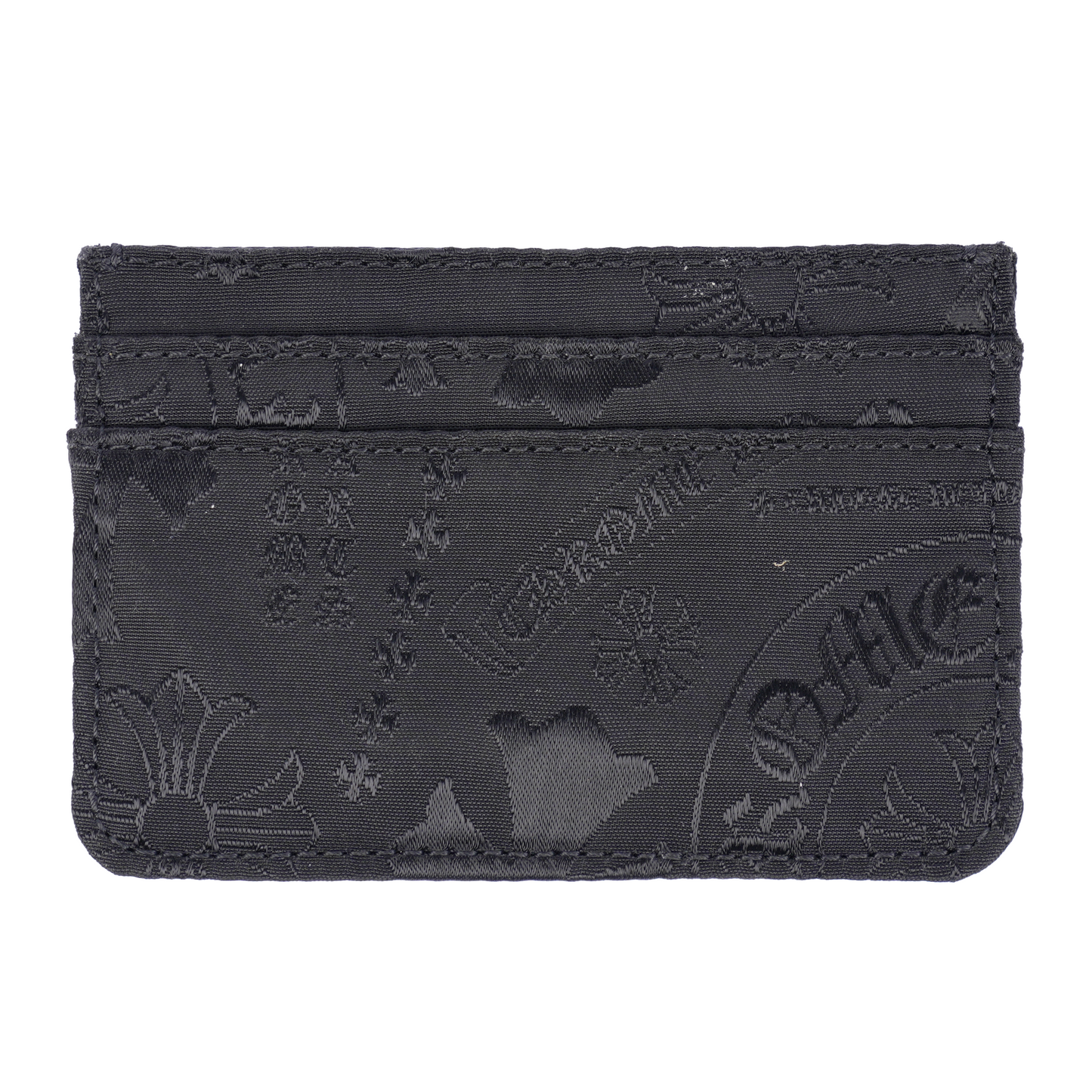 CHROME HEARTS STENCIL NYLON CARD HOLDER WALLET