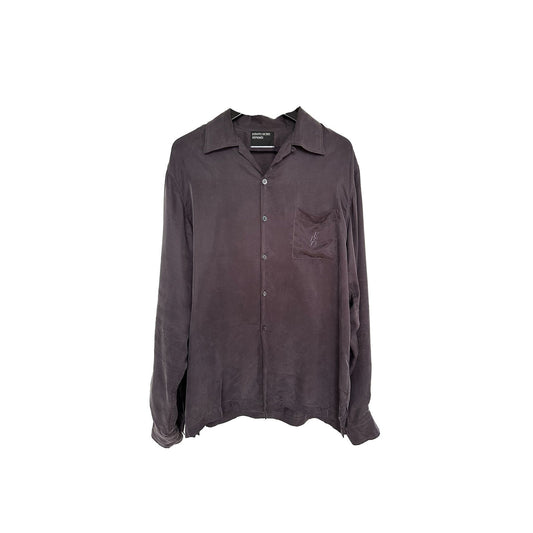 ERD MOTHER OF PEARL POCKET LOGO LONG SLEEVE SHIRT