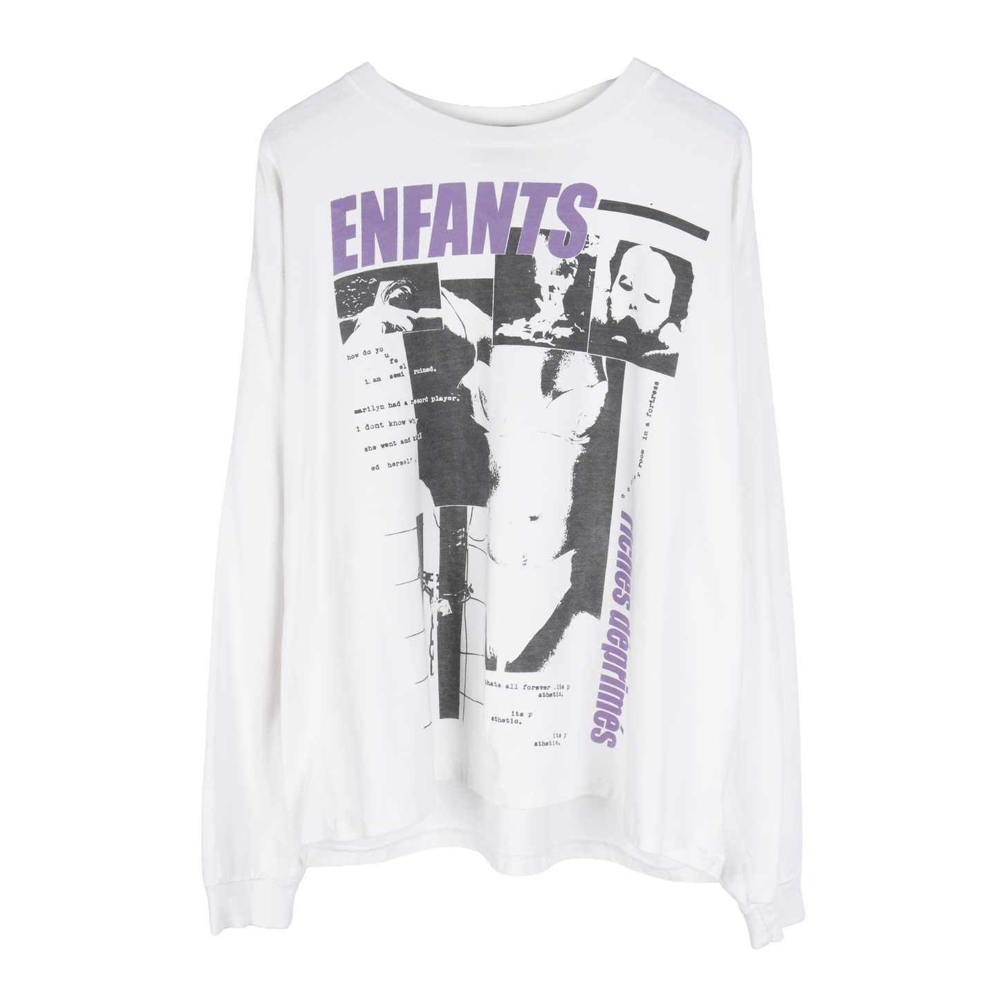 ENFANTS RICHES DÉPRIMÉS GRAFFITI BRIDE LONG SLEEVE