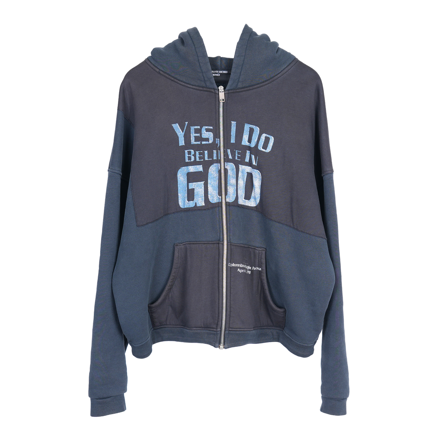 ERD COLUMBINE ASSEMBLAGE ZIP UP HOODIE