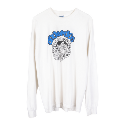 VINTAGE UNDERDOG HARDCORE WHITE NYC LONG SLEEVE TEE
