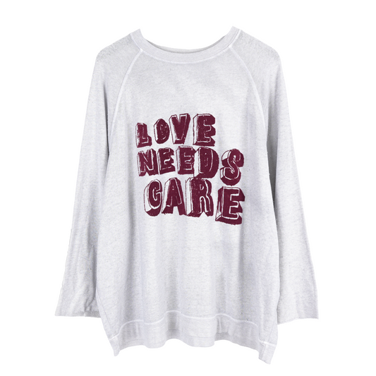 PALY HOLLYWOOD 'LOVE NEEDS CARE' LONG SLEEVE