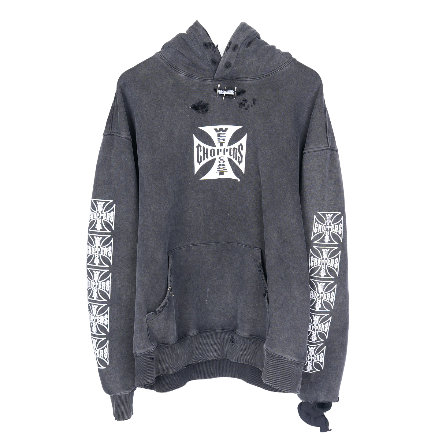 THRASHED FADED WCC HOODIE