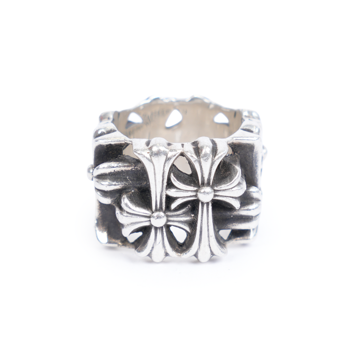 CHROME HEARTS SQUARE CEMETARY RING