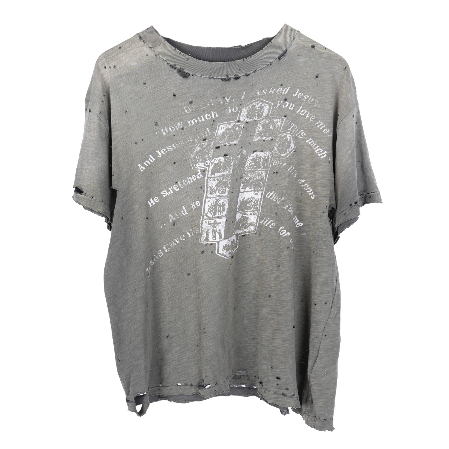 THRASHED OLDDIRTY CROSS TEE