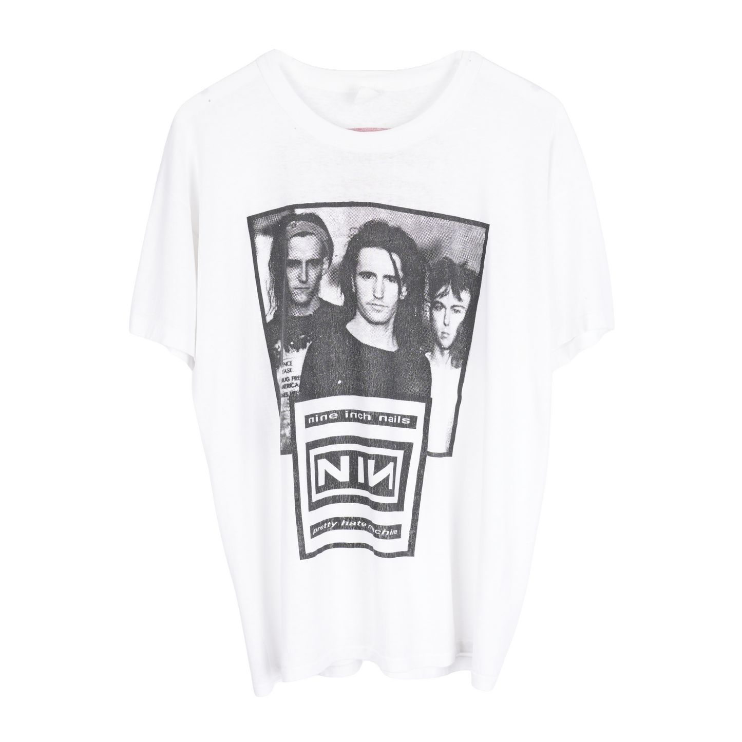 VINTAGE NINE INCH NAILS 'PRETTY HATE MACHINE' 90'S PARKING LOT BOOT TEE