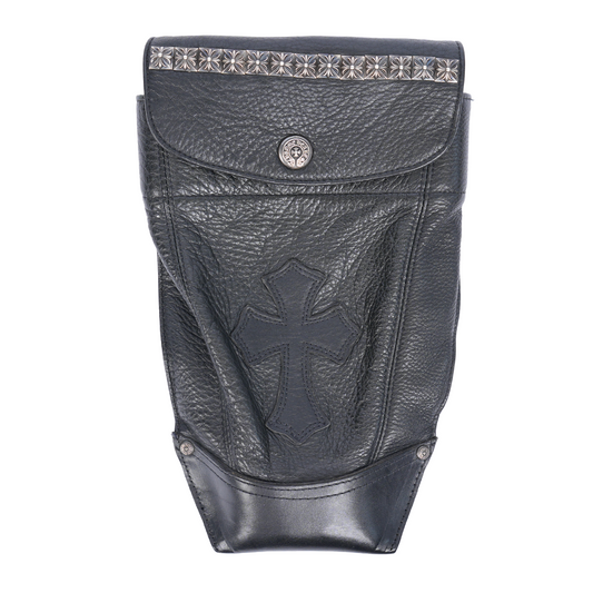 CHROME HEARTS PYRAMID STUDDED BELT LOOP BAG