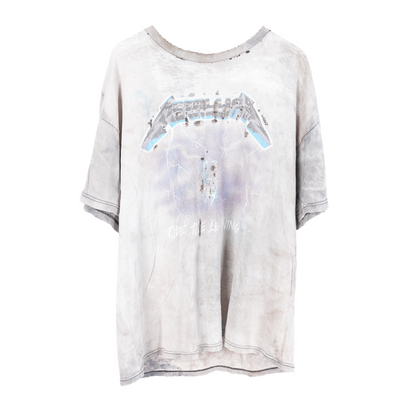 THRASHED FADED Metalica Ride The Lightning T-Shirt