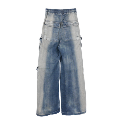 RICK OWENS BLUE WASHED DENIM CARGO BELA EDFU SS23
