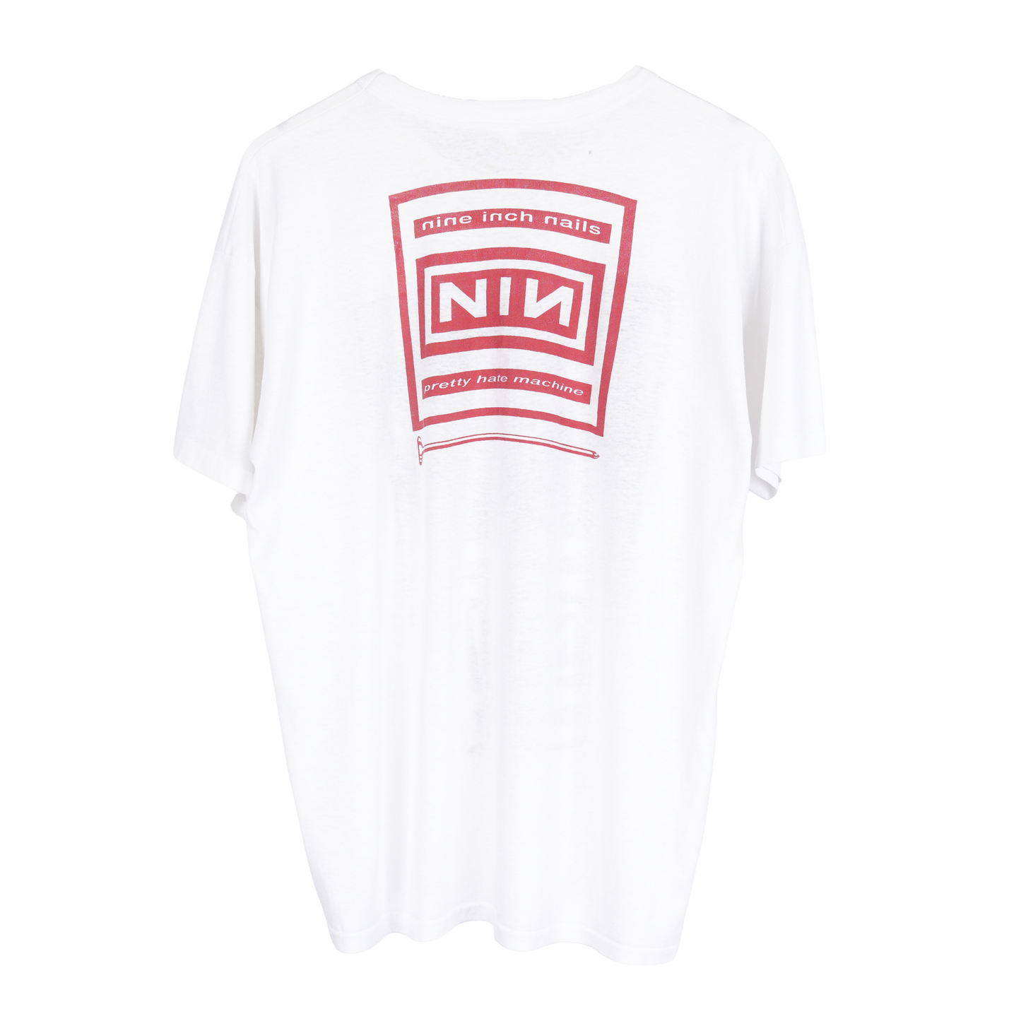 VINTAGE NINE INCH NAILS 'PRETTY HATE MACHINE' 90'S PARKING LOT BOOT TEE