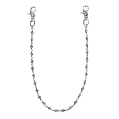 CHROME HEARTS LONG DOUBLE LOBSTER BALL WALLET CHAIN