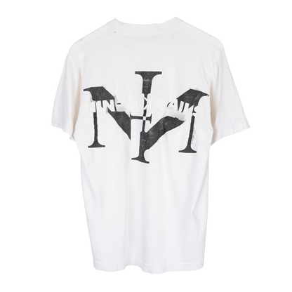 VINTAGE NINE INCH NAILS THRASHED SCREEN PRINT TEE