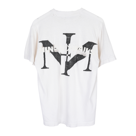 VINTAGE NINE INCH NAILS THRASHED SCREEN PRINT TEE