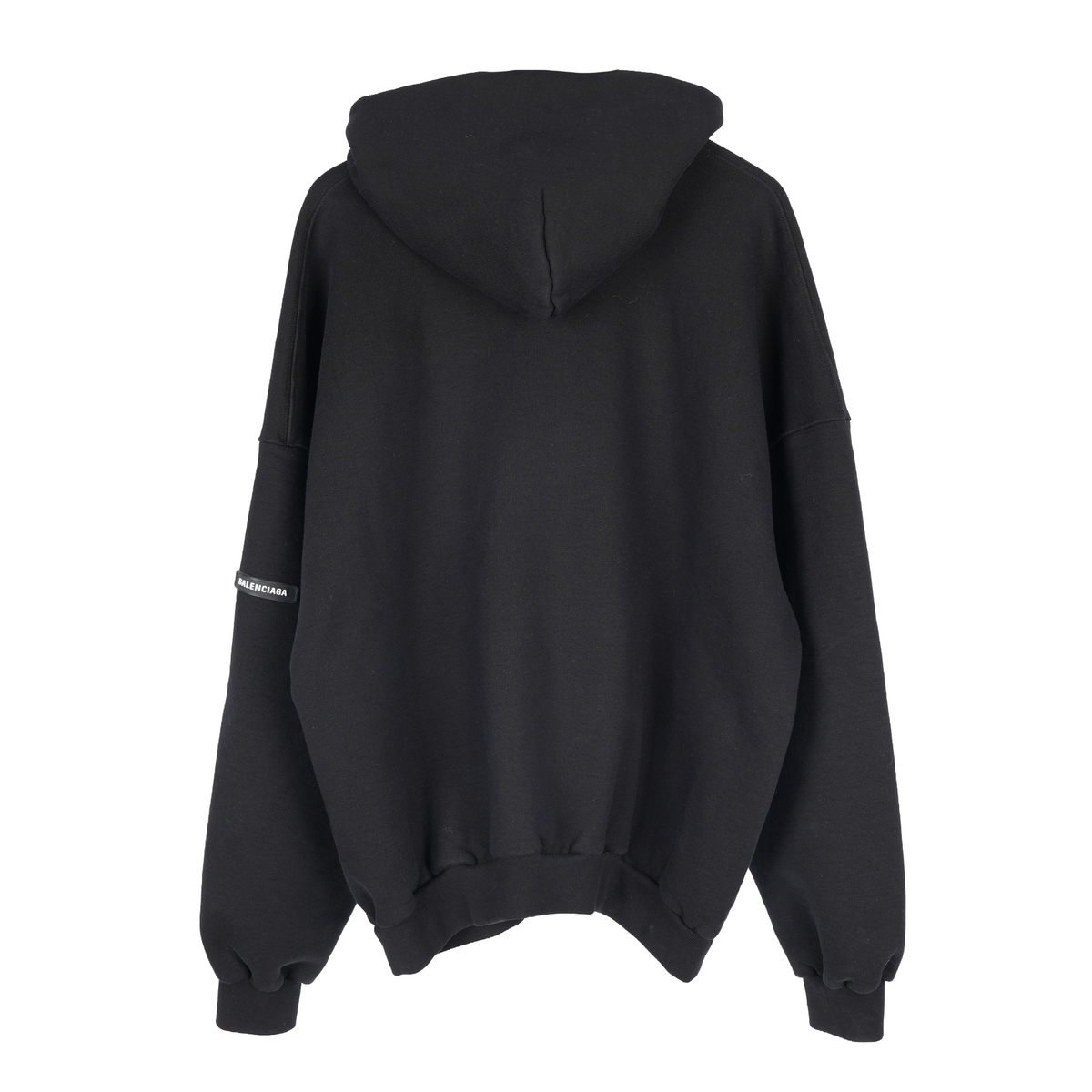 BALENCIAGA HEAVYWEIGHT LOGO ZIP UP HOODIE