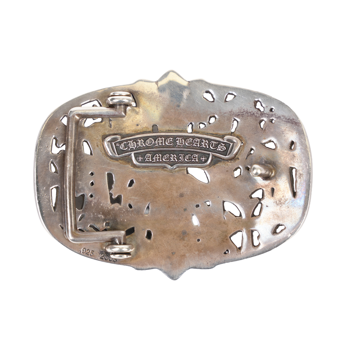 CHROME HEARTS 1.5" CEMETERY BELT BUCKLE