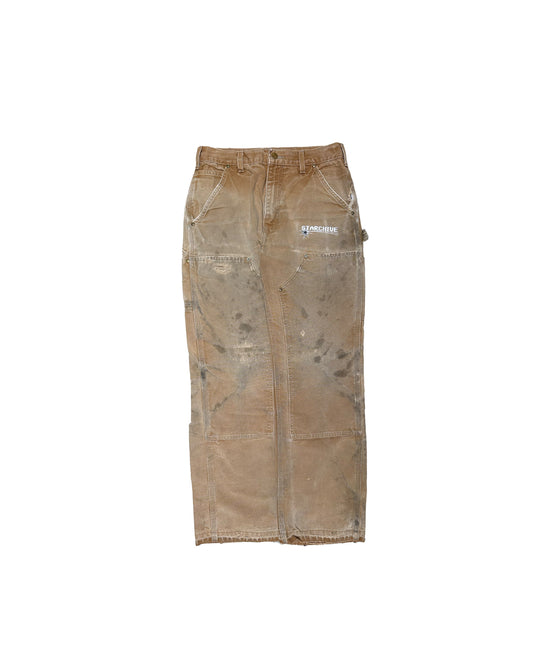 STARCHIVE LOGO CARHARTT CARPENTER PANTS FADED TAN