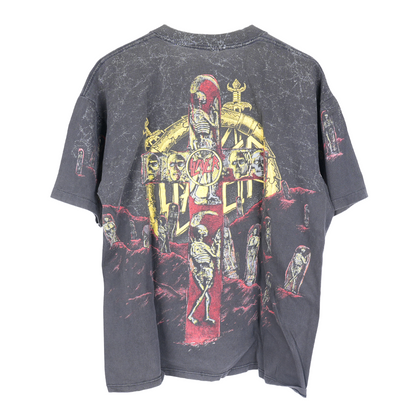 VINTAGE SLAYER SKULL CROSS TEE