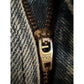 CHROME HEARTS LEVIS LIGHT WASH ORANGE TAB CROSS PATCH DENIM