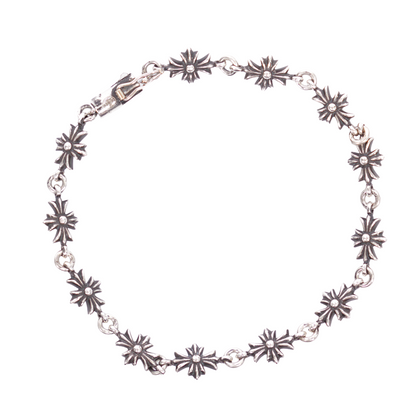 CHROME HEARTS TINY E BRACELET 12 LINK 7.5"