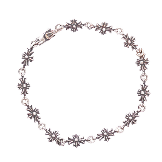 CHROME HEARTS TINY E BRACELET 12 LINK 7.5"