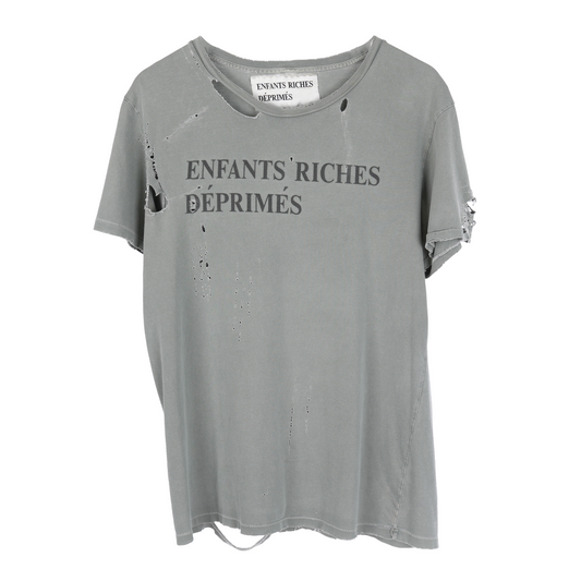 ENFANTS RICHES DÉPRIMÉS SAGE GREEN LOGO TEE
